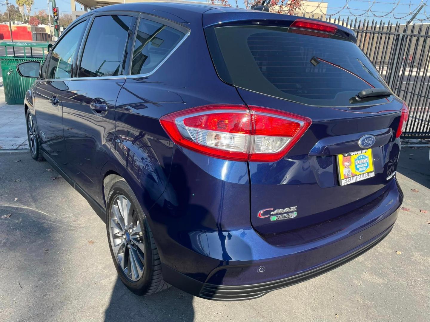 2017 Blue /BLACK Ford C-Max Energi (1FADP5FU9HL) , located at 744 E Miner Ave, Stockton, CA, 95202, (209) 944-5770, 37.956863, -121.282082 - Photo#11